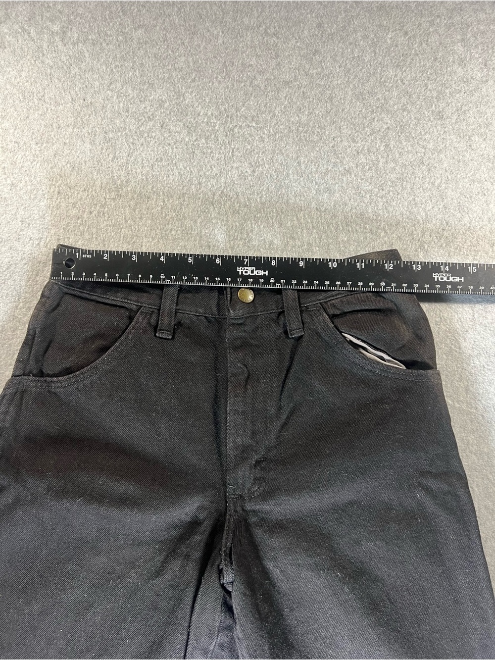 NWT Rustler Relaxed Fit Washed Black Jeans with Yellow Labels - Picture 4 of 5
